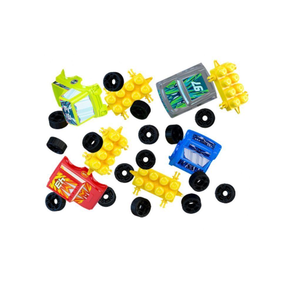 Monta Carros Blocolândia Click 24 Peças - Dismat - 2