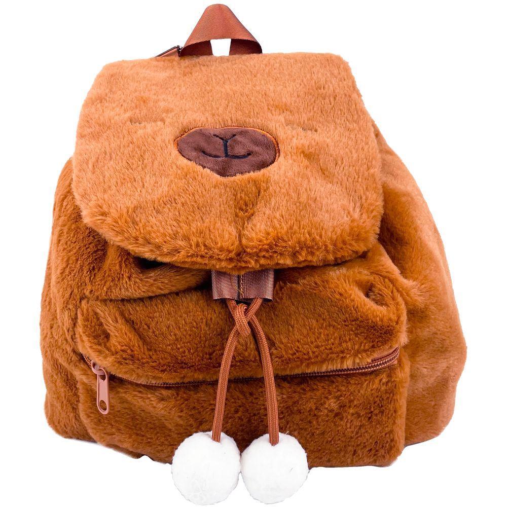 Mochila Capivara com Pompoms - BBR Toys - 1