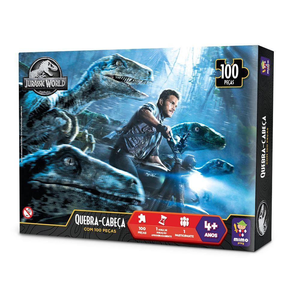 Quebra-Cabeça Blue e Irmãos Jurassic World 100 Peças - Mimo - 1