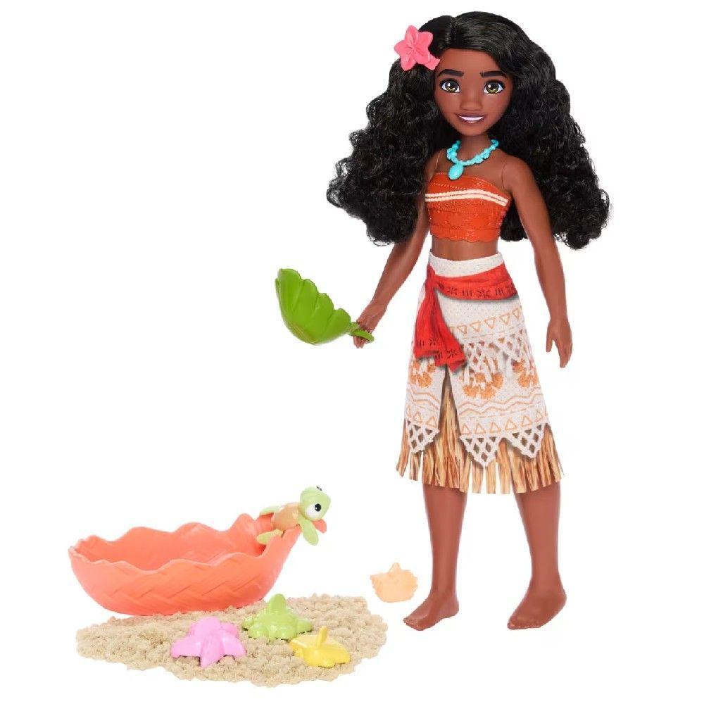Disney Princesa Moana com Bebê Tartaruga - Mattel - 1