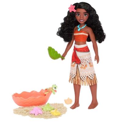Disney Princesa Moana com Bebê Tartaruga - Mattel