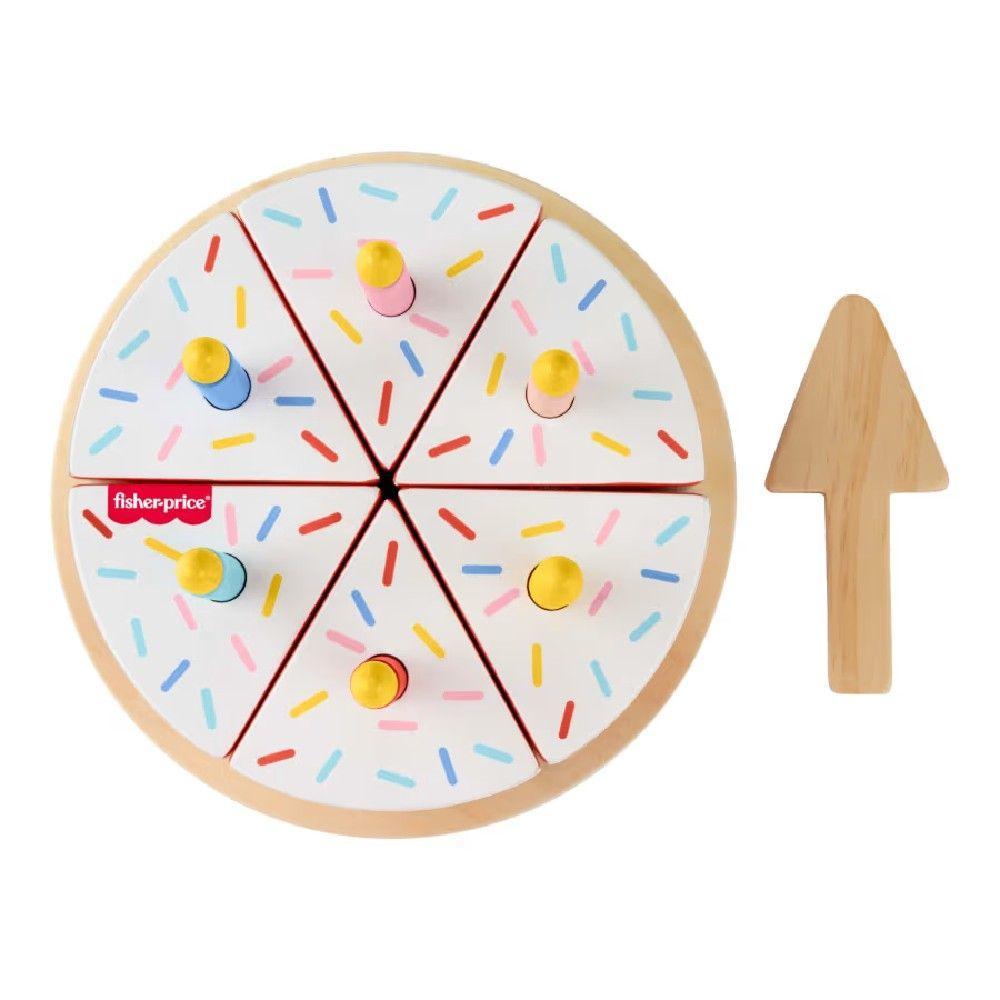 Fisher-Price Bolo de Aniversário de Madeira - Mattel - 4