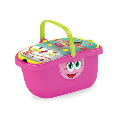 Cesta de Picnic Infantil Viva Brincar 21 Peças - Dismat