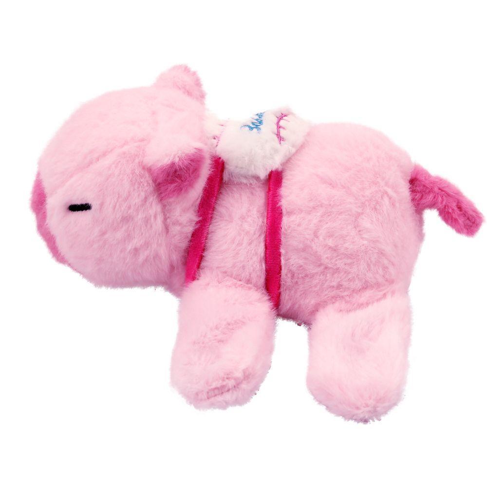 Pulseira Pelúcia Capivara Rosa Slap com Mochila - BBR Toys - 1