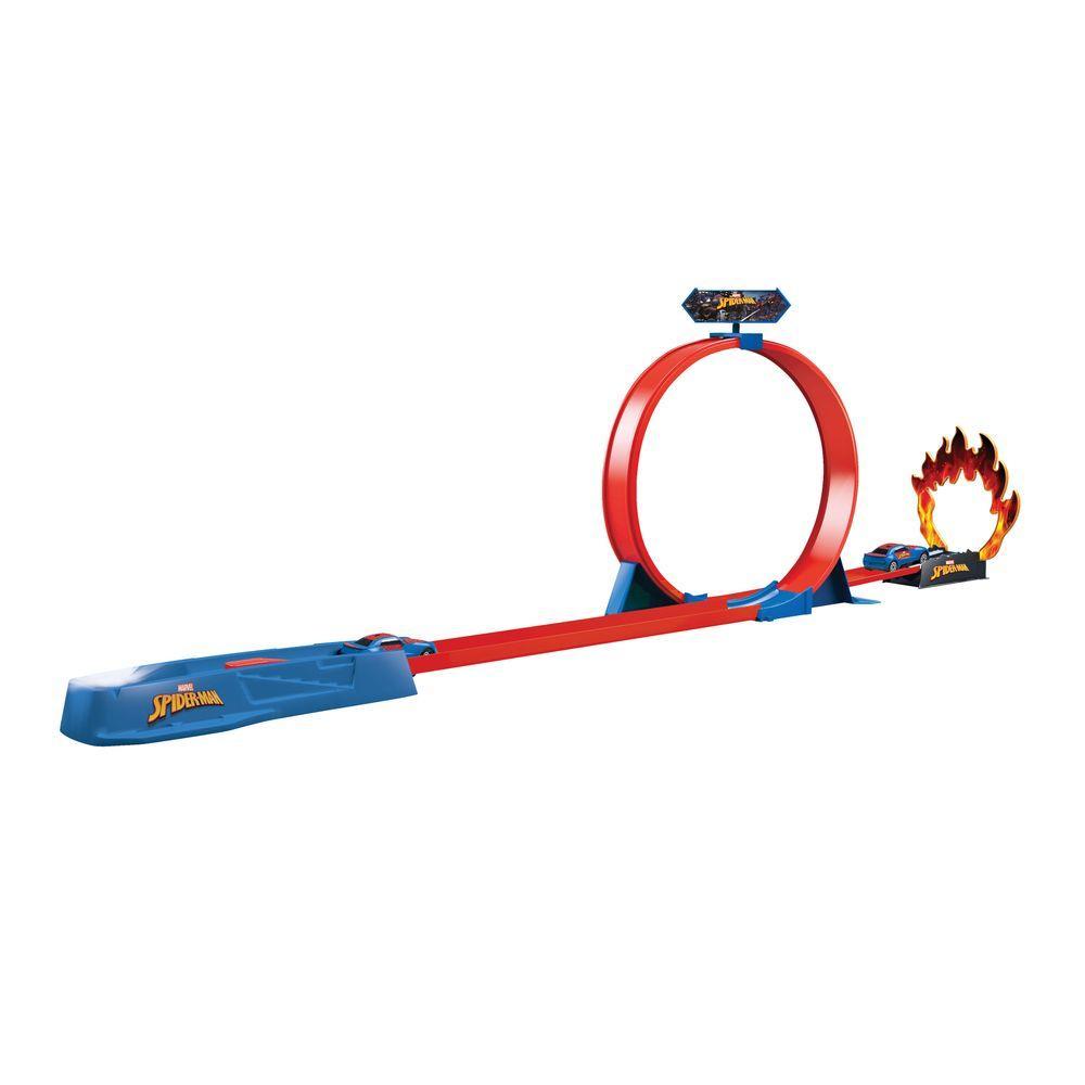 Pista Para Mini Veículos Loop Insano Homem Aranha - Candide - 1