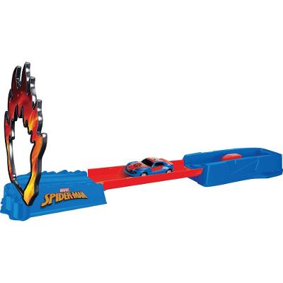 Pista Para Mini Veículos Salto Em Chamas Homem Aranha - Candide