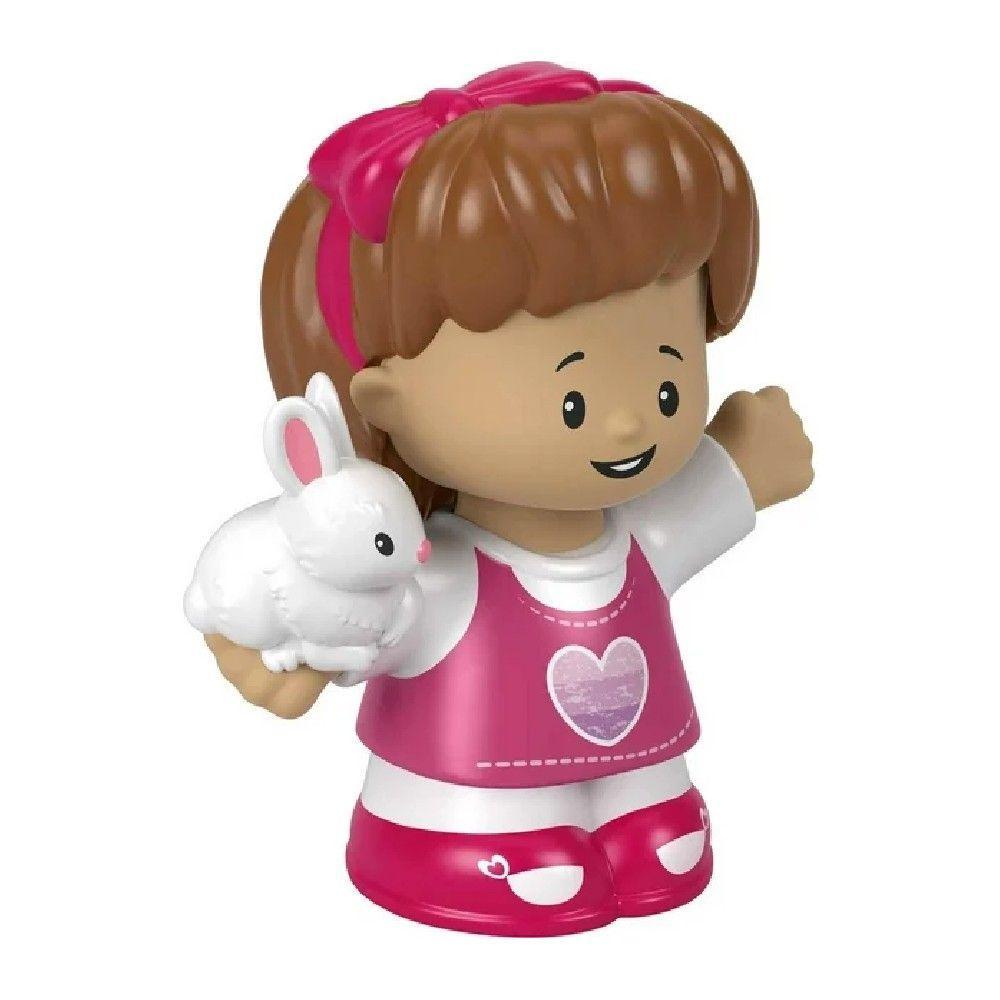 Little People Mini Figura Mia com Coelho - Mattel - 2