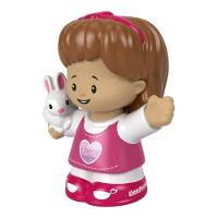 Little People Mini Figura Mia com Coelho - Mattel - 3