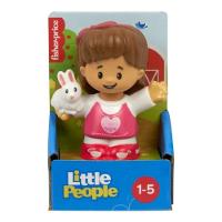 Little People Mini Figura Mia com Coelho - Mattel - 4