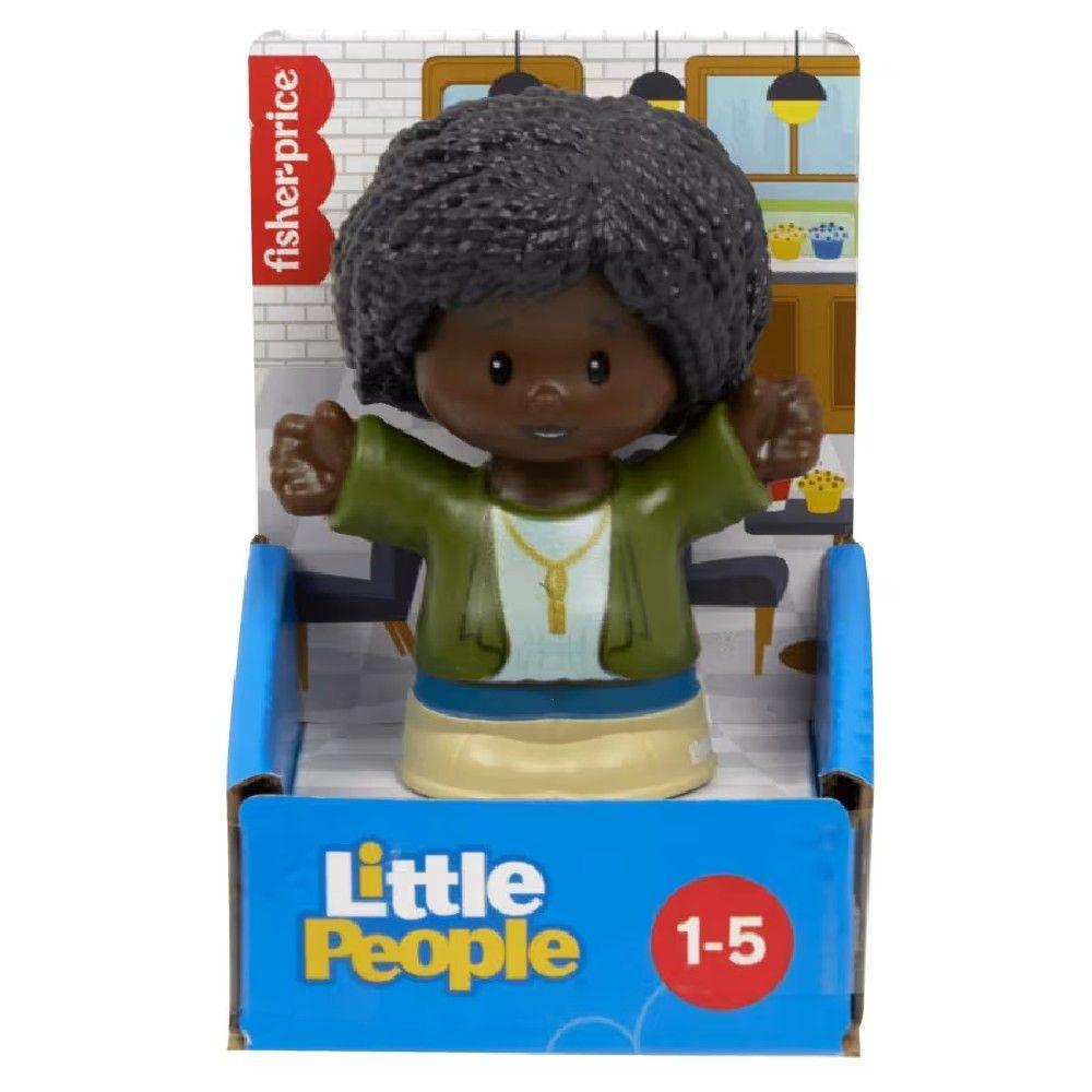Little People Mini Figura Mamãe Agasalho Verde - Mattel - 4