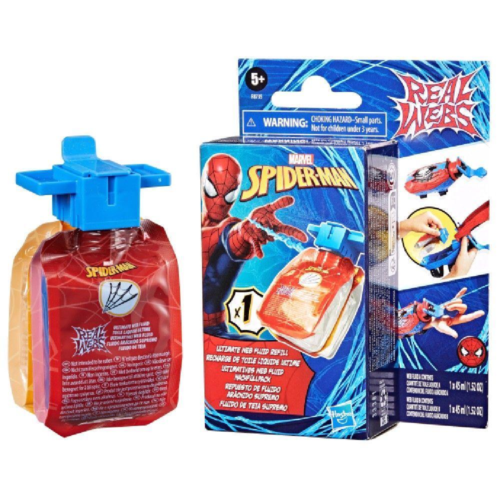 Refil Fluido de Teia Homem-Aranha Supremo Real Webs - Hasbro - 1