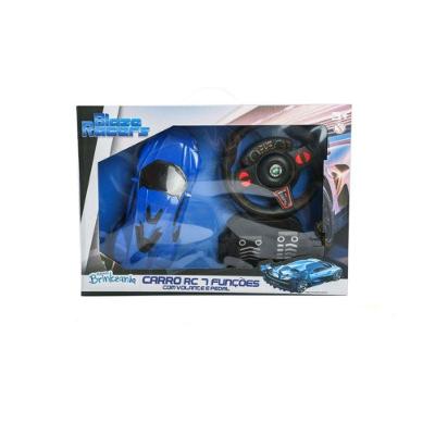 Carro de Controle Remoto 7 Funções Azul - Brinkzania