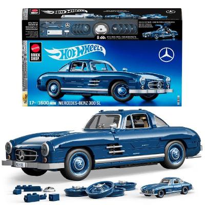 Hot Wheels Brick Shop Premium  Mercedes-Benz 300 SL - Mattel