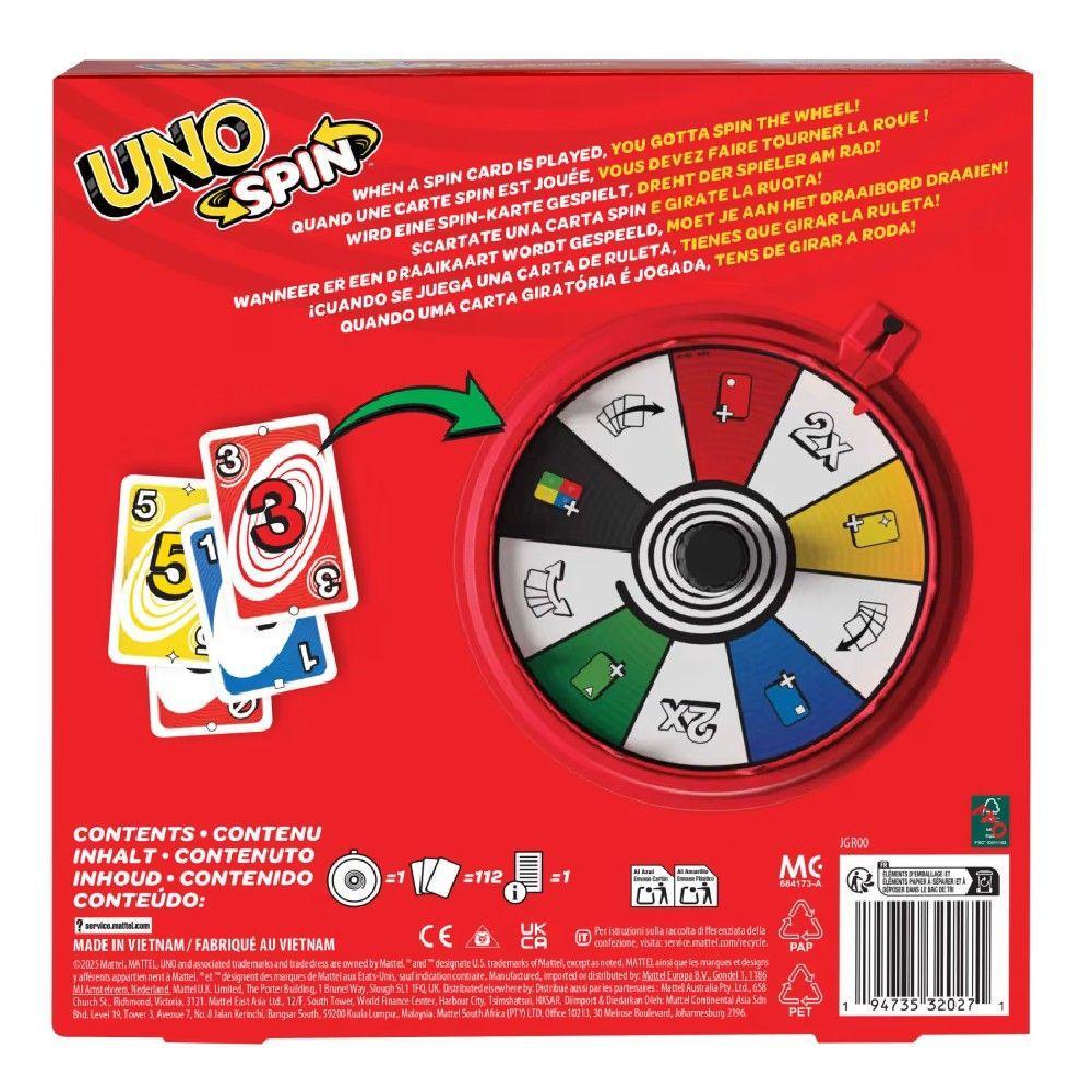 Jogo Uno Tabuleiro Spin - Mattel - 5