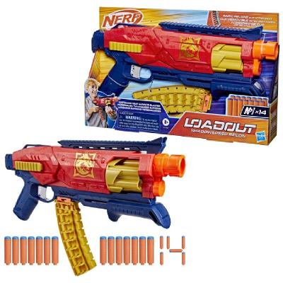 Lançador de Dardos Nerf Loadout Shadowspeed Recon - Hasbro