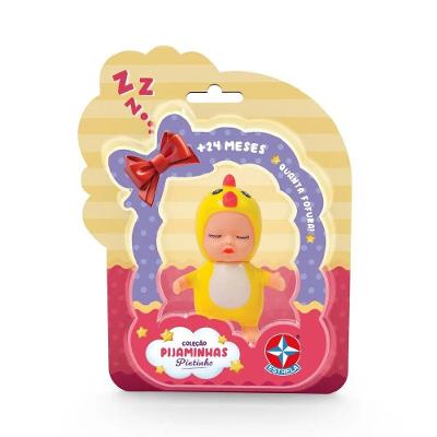 Coleção Pijaminhas Mini Boneca Pintinho - Estrela