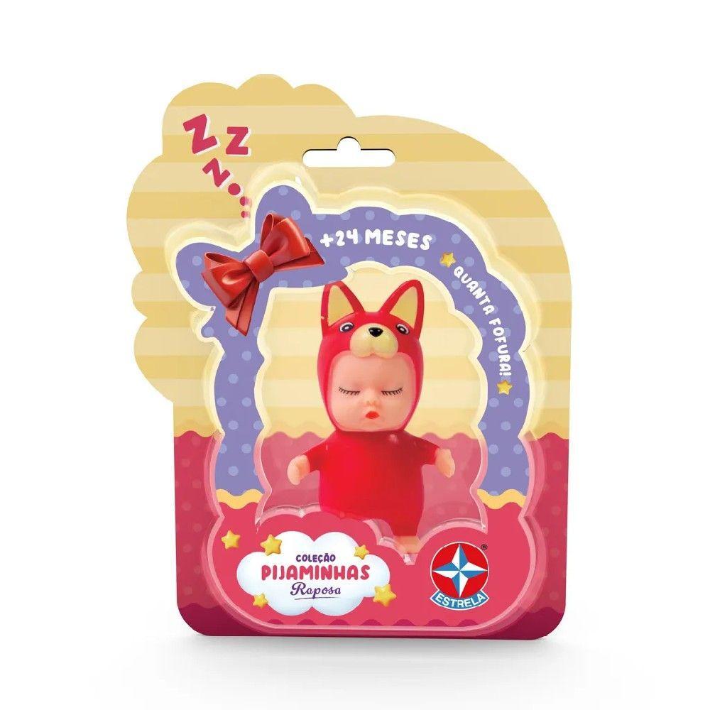 Coleção Pijaminhas Mini Boneca Raposa - Estrela - 1
