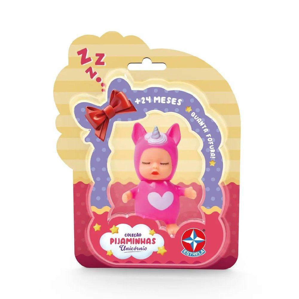 Coleção Pijaminhas Mini Boneca Unicórnio - Estrela - 1