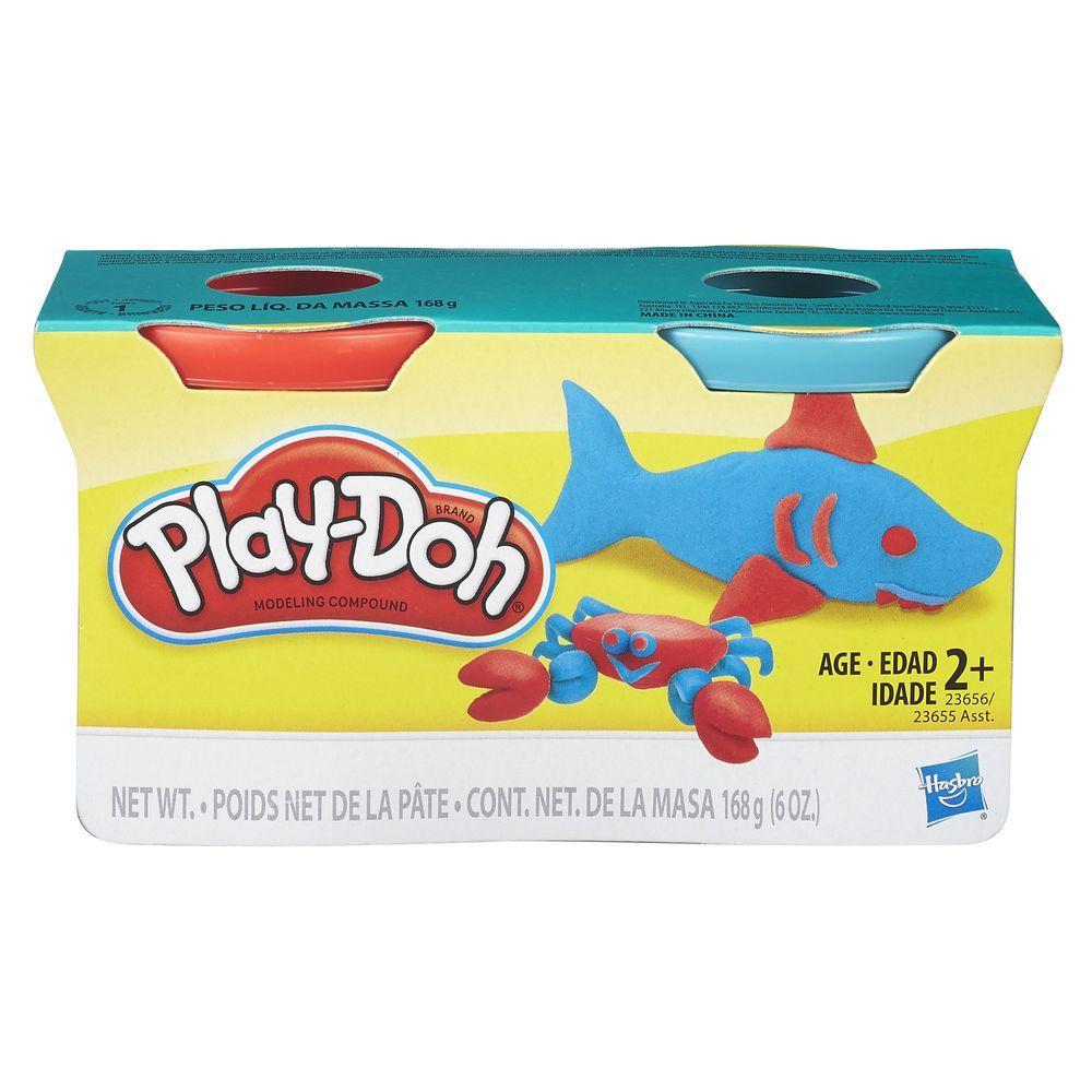 Play-Doh Massa de Modelar Azul e Vermelho - Hasbro - 1