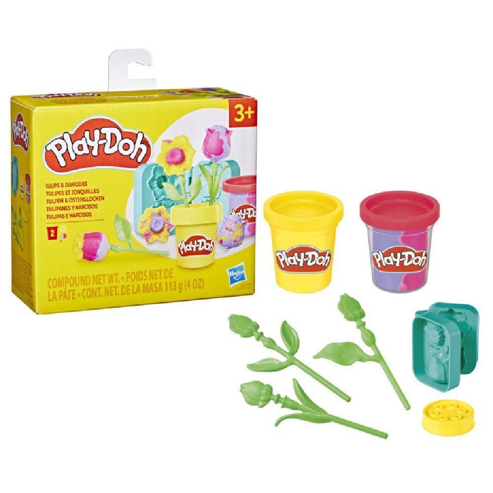 Play-Doh Massa de Modelar Flores Tulipas e Narcisos - Hasbro - 1