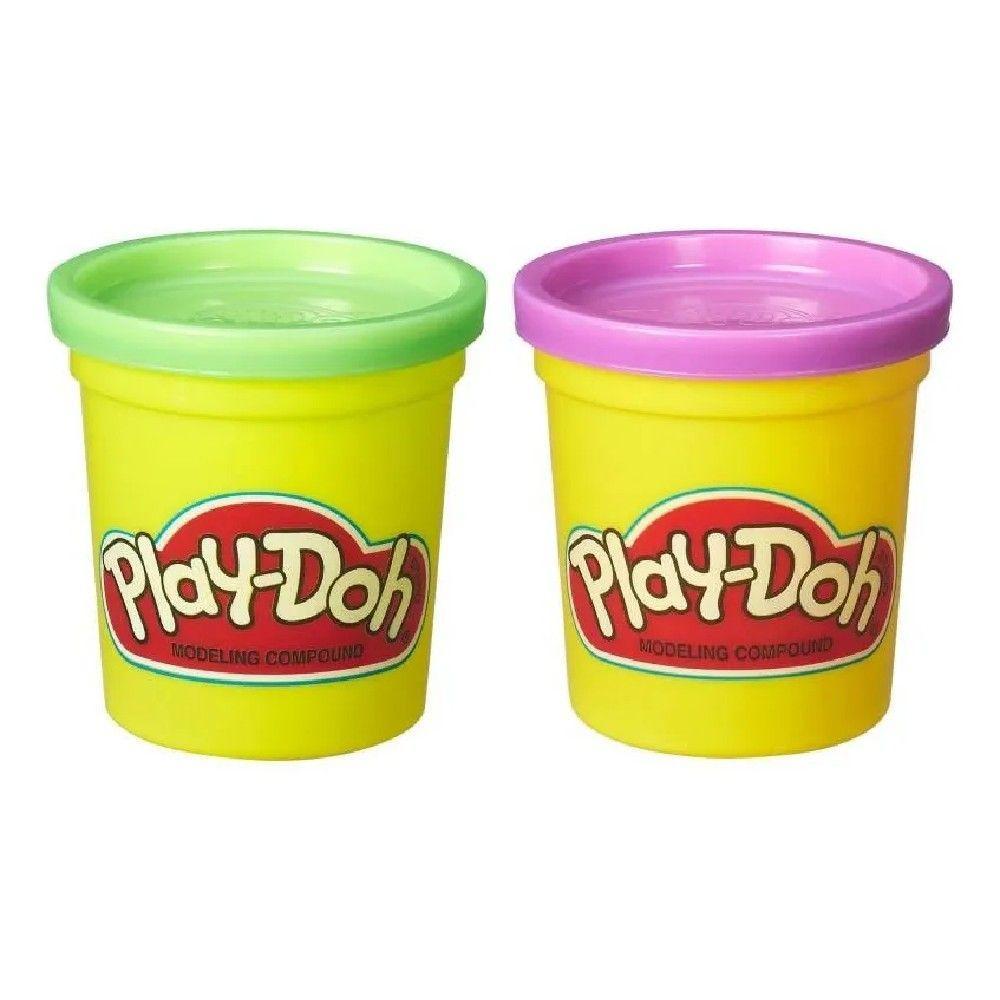 Play-Doh Massa de Modelar Verde e Violeta - Hasbro - 2