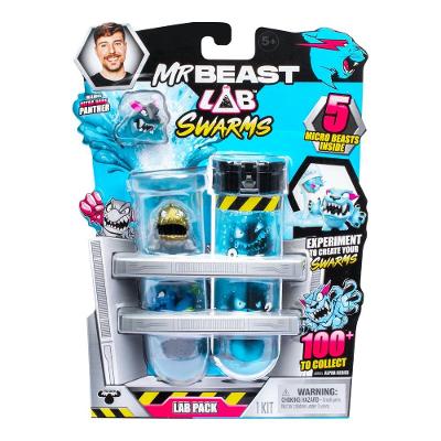 MrBeast Lab Tubo de Ensaio 5 Mini Bonecos Swarms - Candide