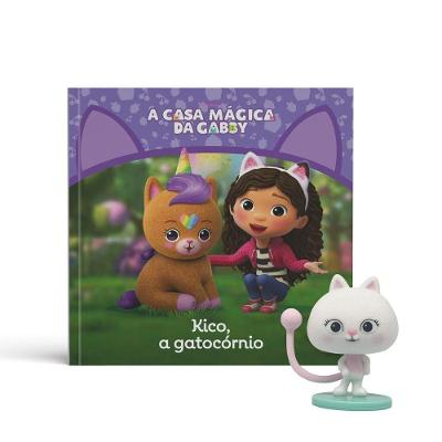 Gabbys Dollhouse Livro Kiko Gatocórnio - Fun Divirta-se