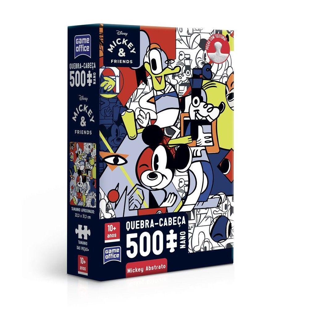 Quebra-cabeça 500 Peças Nano Mickey Abstrato - Toyster - 1