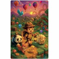 Quebra-Cabeça 100 Peças Mundo Games Metalizado - Toyster - 2