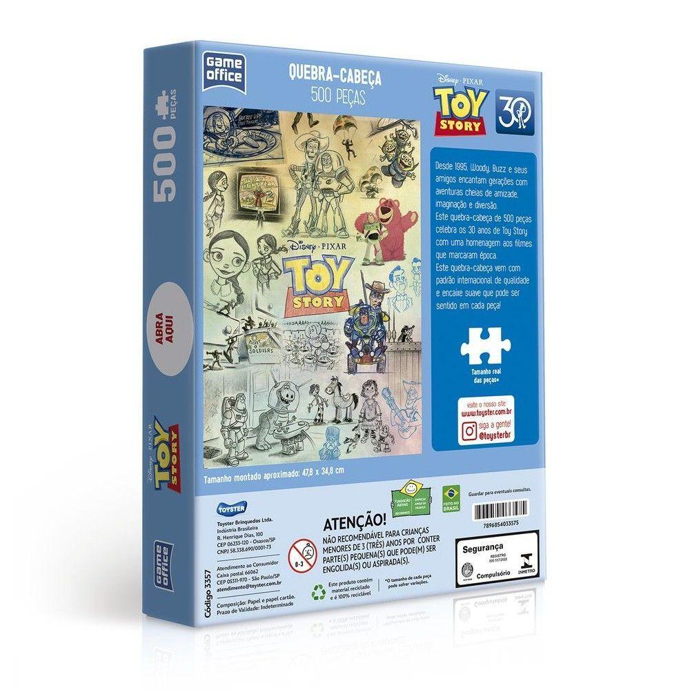 Quebra-cabeça 500 Peças Toy Story do Papel a Magia - Toyster - 3