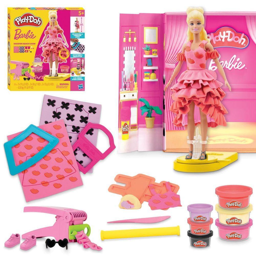 Massa de Modelar Play-Doh Barbie Estúdio de Moda - Hasbro - 1