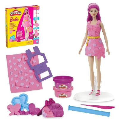 Massa de Modelar Play-Doh Barbie Corações e Penteados - Hasbro