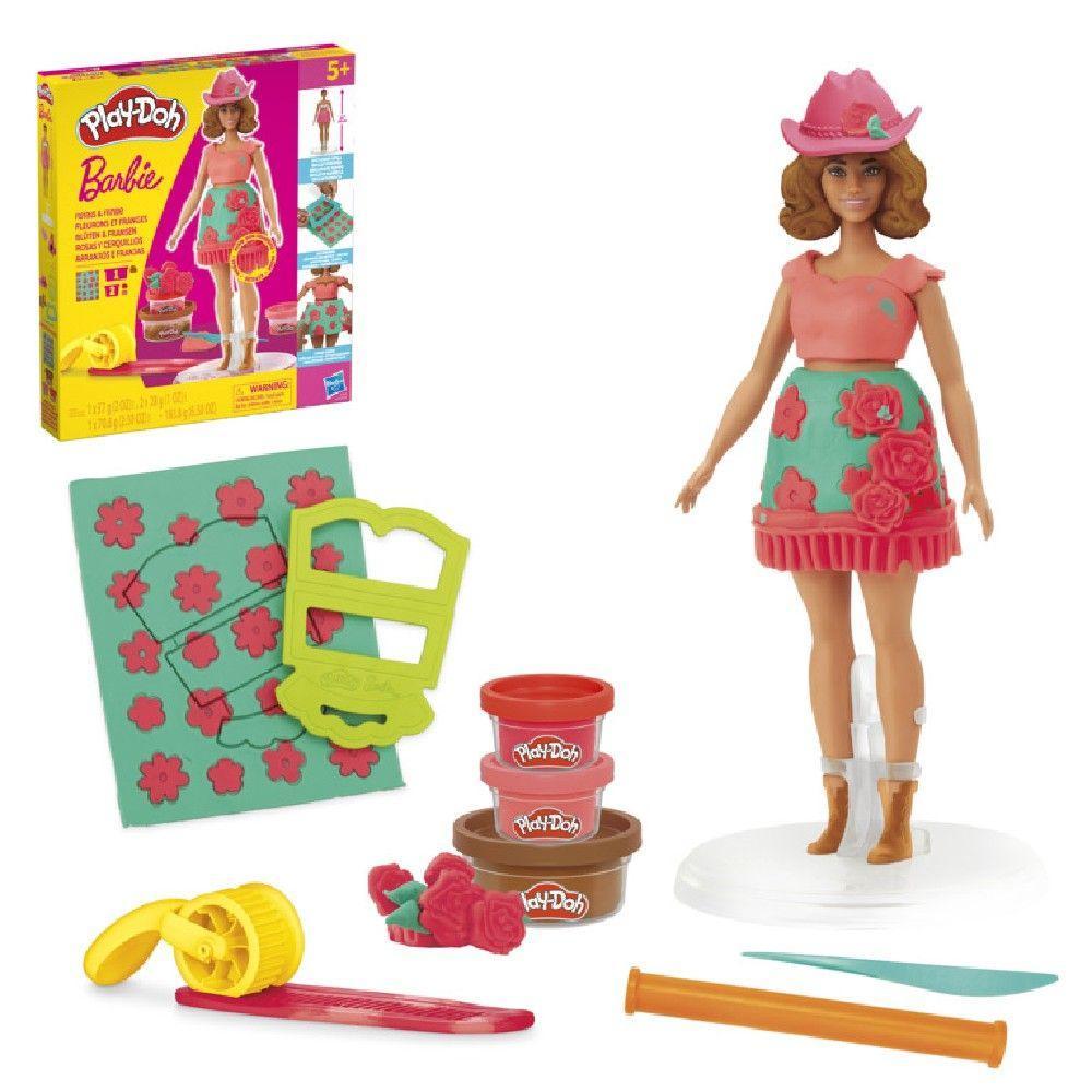 Massa de Modelar Play-Doh Barbie Arranjos e Franjas - Hasbro - 1