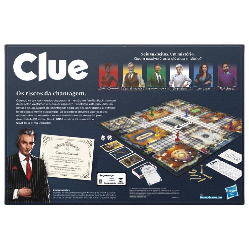 Jogo Clue Clássico - Hasbro - 6