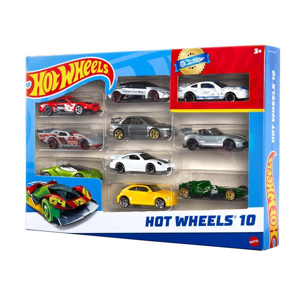 Hot Wheels Pacote Sortido com 10 Carros - Mattel - 2