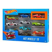 Hot Wheels Pacote Sortido com 10 Carros - Mattel - 1