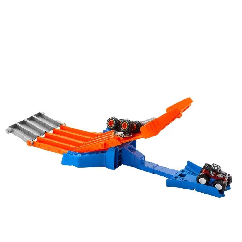 Hot Wheels Monster Trucks Pista Corrida Destruição - Mattel - 2