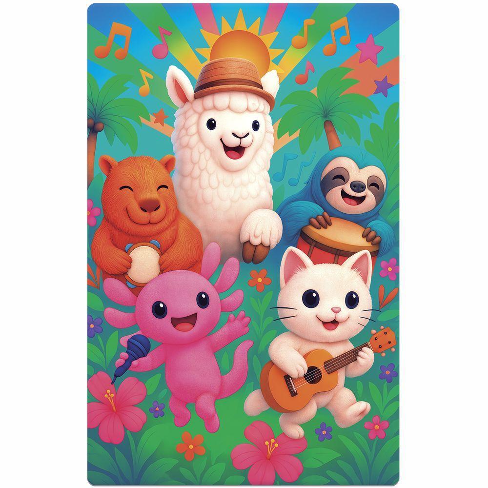 Quebra-Cabeça 100 Peças Mundo Fofinho Metalizado - Toyster - 2