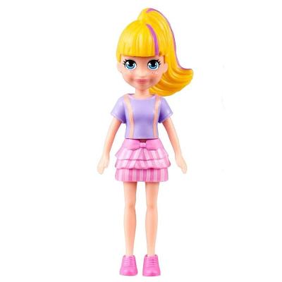 Polly Pocket com Conjunto de Saia e Blusa - Mattel