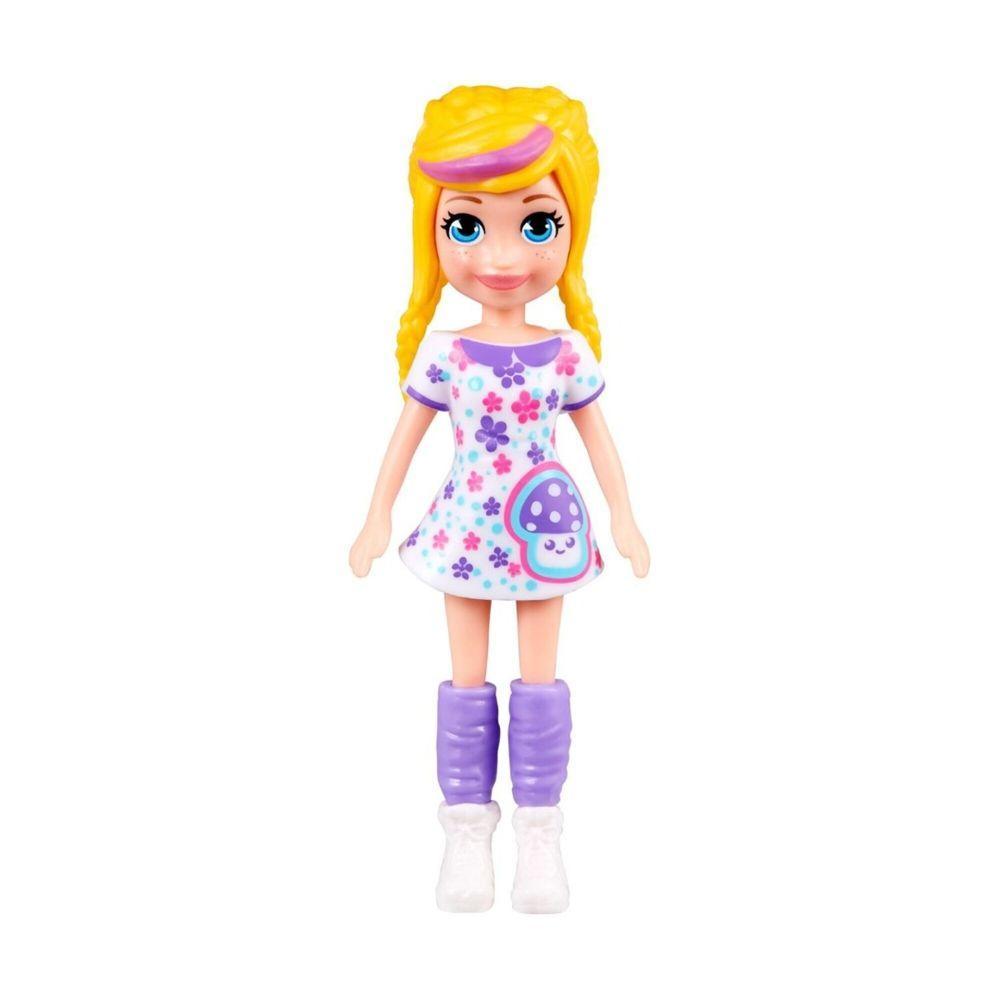 Polly Pocket Vestido Branco Cogumelo - Mattel - 1