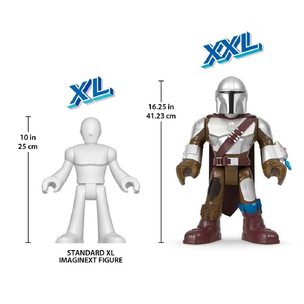 Imaginext Star Wars Figura de Ação XXL Mandalorian - Mattel - 2