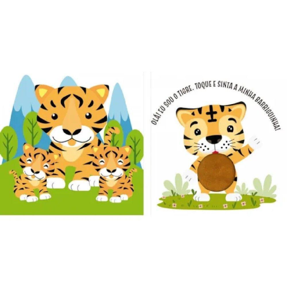 Livro Toque e sinta Brincando na Selva - Ciranda Cultural - 2