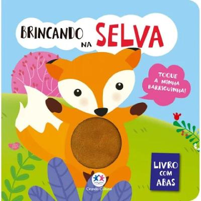 Livro Toque e sinta Brincando na Selva - Ciranda Cultural