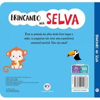 Livro Toque e sinta Brincando na Selva - Ciranda Cultural - 3