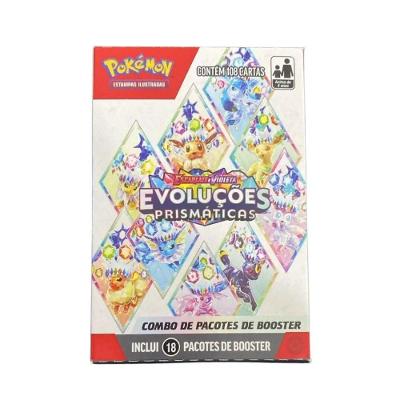 Pokémon EV8.5 Combo de Booster Evoluções Prismáticas - Copag