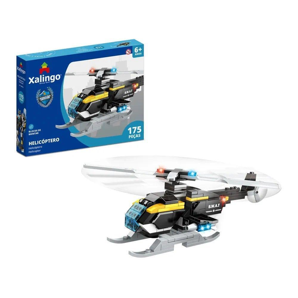 Blocos de Montar Helicóptero 175 Peças - Xalingo - 1