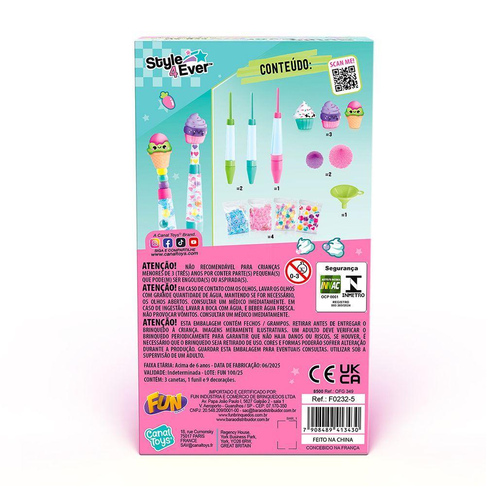 Fun Kit de Stylo Faça Suas Canetas Yummy - Fun Divirta-se - 8