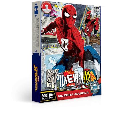 Quebra Cabeça Spider Man 500 Peças - Toyster