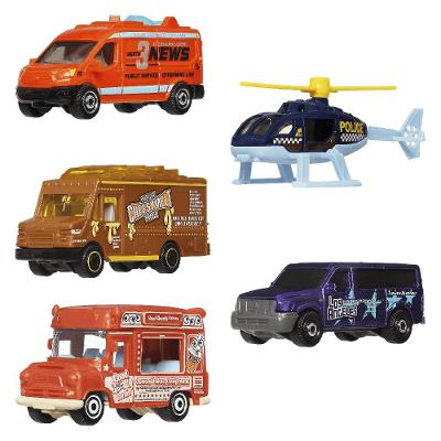 Matchbox 5 carrinhos (JJP34) - Mattel