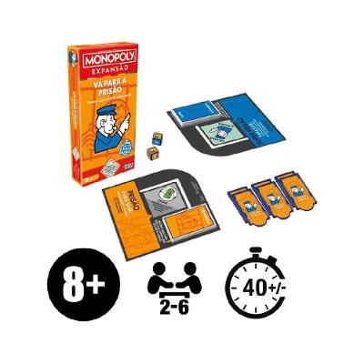 Monopoly Expansão Vá Para a Prisão - Hasbro